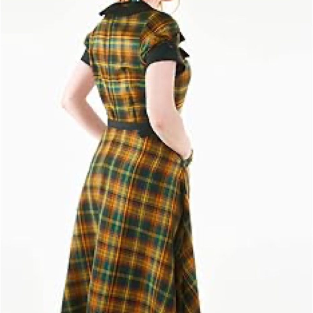Voodoo Vixen Ella tartan dress - Picture 5 of 10